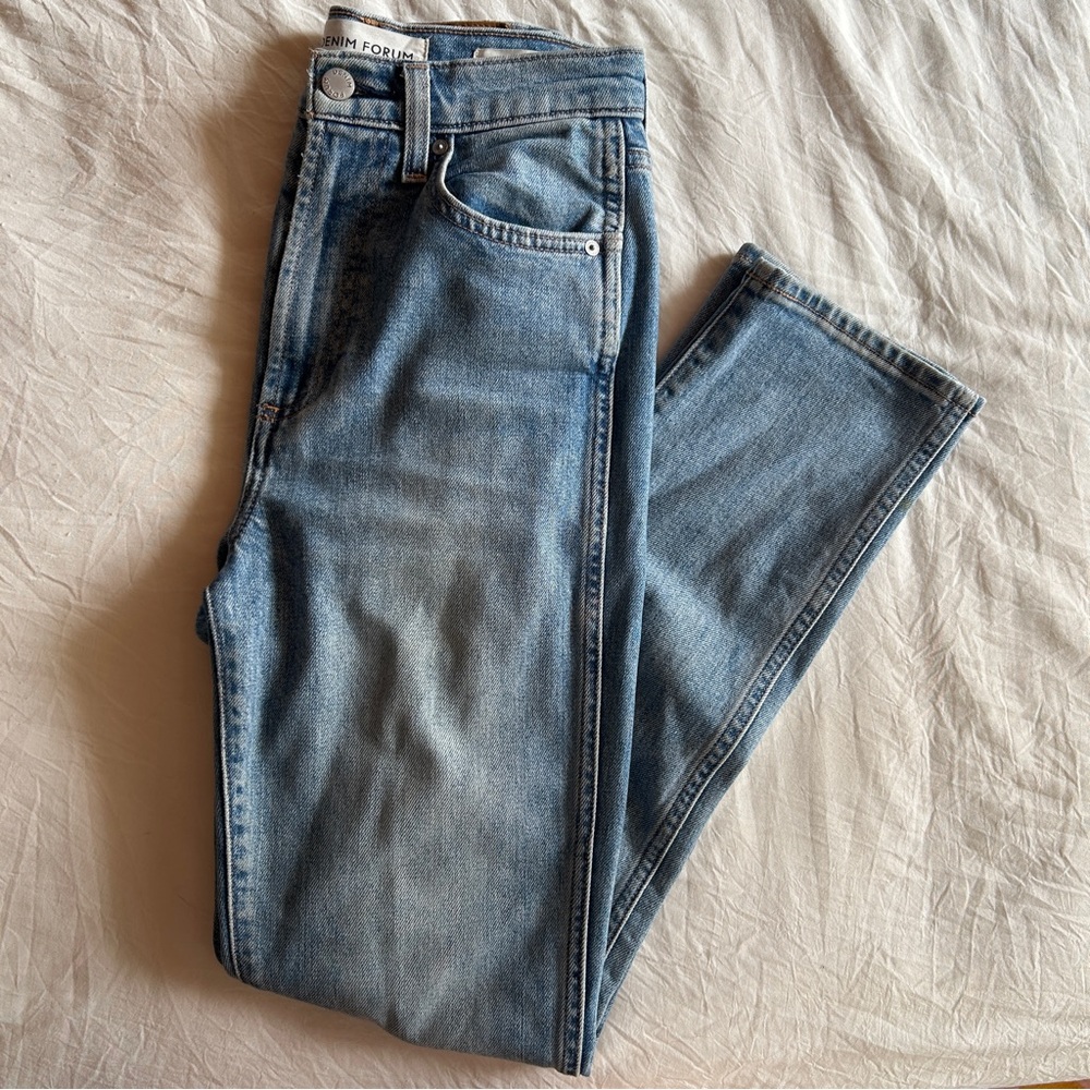 Denim Forum the Anjelica High Rise Slim - Picture 4 of 7
